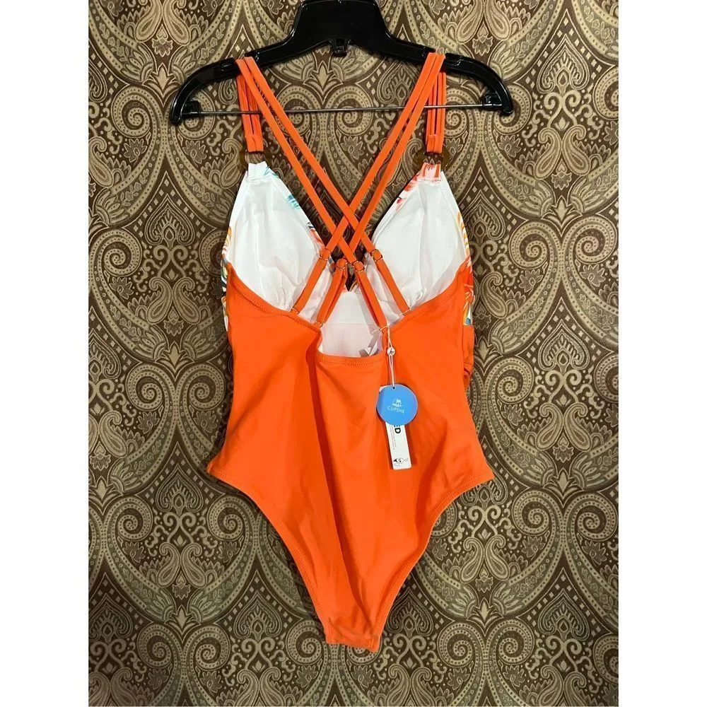 CUPSHE WOMENS ONE PIECE BATHING SUIT - Picture 6 of 10